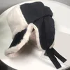 Berretti Bomber Cappelli Invernali Uomo Donna Caldo Russo Furry Colbacco Cappello con paraorecchie Berretto da baseball Agnello Peluche Protezione per le orecchie Casquette