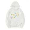 Erkek Hoodies Reaksiyon Grafik Erkekler 2023 Sokak Giyim Sonbahar Sweatshirt Kadın Hip Hop Hoodie Pullover Hoody Büyük boyutlu