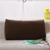 Poduszka krótka aksamitna talia do sofy sofy łóżko salon biuro duży rozmiar stałego ciała s proste nowoczesne wystrój domu tekstylny