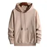 Męskie bluzy 2023 Autumn Hoodie Streetwear Men ubrania moda bawełniany kolor kolor harajuku bluza hip -hop swobodne pulovery z kapturem