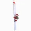 クリスマスの装飾ノベルティファンエレクトリッククライミングラダーサンタクロース装飾飾りパーティーDIYクラフトクリエイティブプラッシュドールおもちゃ