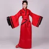 Stage Wear Ancient Chinese Costume Woman Traditional Hanfu Folk Dance Performance Dress Retro Year Oriental Print Clothing Set