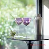 Taças de vinho British Della Design famoso Cálice de cristal roxo pérola para mulheres AODEYU Dream Series Copo romântico para festa de casamento