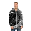 Heren Hoodies 3D Hoody Driedimensionale Vortex-kostuum Men Women Women Zipper Jackets Tops dagelijkse casual lange mouw koele capuchon sweatshirts met capuchon