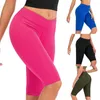 Active Pants Yoga Petite med fickor för kvinnor kvinnors höga midja kort bukkontrollträning kör sömlös mjuk