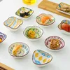 Dinnerware Define o prato de cerâmica de estilo japonês em casa El Restaurant nórdico Molho Nórdico Vinagre Tempero Soja mergulhando