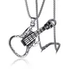 Pendentif Colliers YADA Hippie Rock Style Cool Street Bar Guitare Présente Collier Pour Hommes Femmes Bijoux Alliage Cadeaux Collier SE210096