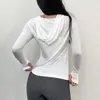 Chemises actives sans couture femmes hauts de sport Yoga survêtements Fitness à capuche séchage rapide maillot d'entraînement Compression t-shirt Femme