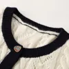 Women's Knits CASHMERE Cute Cardigan O-Neck Office Lady Single Breasted Spring/Autumn A-straight Sweater Women 2023