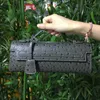 Evening Bags 2023 Luxury Women Python Clutch Tote Bag Snake Patern Quality Leather Shoulder Ins Purse Handbag For Party