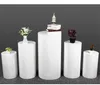 Runda 3 stycken 5st Cylinder Pedestal Display Art Decor Plinths Pillars för DIY Bröllopsdekorationer Holiday SS0124