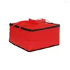 Dinnerware Sets Pizza Bag Insulated Cooler Insulation Folding Picnic Portable Ice Pack Thermal Delivery