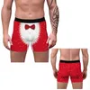 Underpants Sexy Red Underwear Briefs Bikini Mens Funny Christmas Xmas Casual Boxer Shorts Panties Male 2XL