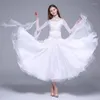 Stage Wear Elegant Ballroom Dance Dress Women Waltz Competition Standard Lady Flamenco Costumes Modern Clothing