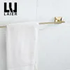 Robinets de cuisine Vidric Carlisle tout en cuivre blanc or salle de bain porte-serviettes simple pendentif en métal supports suspendus