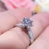 Wedding Rings CAOSHI Luxury Female Bands Exquisite Delicate Women's Engagement With Dazzling Zirconia Gorgeous Accessories Gift