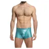 Underpants Men Boxers Solid Color Underwear Comfortable Panties Qucik-dry Shorts Ropa Interior Hombre Elastic Waistband