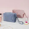 Storage Boxes Make-up Bag Velvet Bronzing Portable Sanitary Napkin Lipstick Handbag Flannelette Wash Gargle Coin Purse Box