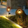 Садовый солнечный свет светодиодный открытый ландшафтный двор феи и лунный ночной статуи