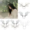 Christmas Decorations Deer Horn Headdress Antlers Fantasy Costume Fairy Fascinator Headpiece Festival