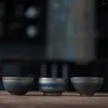 Miski 2023 Przenośna kubek herbaty ekologiczny ekologiczny ceramika retro ręcznie robiony zabytkowe kubek w stylu do domu na oprogramowanie herbaciane prezent herbaciany