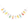 Party Decoration 1.8meter Fabric Bunting Wedding Birthday Garden Christening Handmade