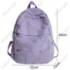 School Bags Girl Fabric Bag Fashion College Student Vintage Women Backpack Canvas Female Laptop Travel Kawaii Ladies