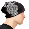 Berets Hippie Santa Muerte Dead Sugar Skull Mexicaanse Vrouwelijke godheid Satanische schedels Bearies Winter Warm Beanie Hat Geknit Bonnet Cap