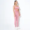 Aktif Setler Gym Wear Women Enerji Enerji Dikişsiz Spor Sütyen Taytlar Set Giyim Fitness Kıyafet Kıyafet Yoga