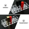 Storage Boxes Lipstick Organizer Lip Holder Gloss Clear Transparent Box Holders Drawer Makeup Cosmetic Display Acrylic Case Container