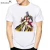 Men's T Shirts Templar Knight Funny Anime Shirt Men Casual Short Sleeve Swag Summer White T-shirt Plus Size Homme