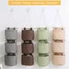 Storage Boxes 3 Pocket Wall Mounted Wardrobe Organizer Sundries Bag Jewelry Hanging Pouch Hang Cosmetics Toys