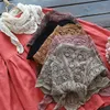 Sciarpe Sciarpe di pizzo da donna Primavera Vintage Scava fuori Foulard Trianlge floreale per Ladis