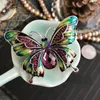 Brooches Retro Cute Butterfly Bee Enamel For Women's Clothing Fashion Insect Pins Novelty Crystal Rhinestone Brooch Pin Badges