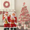 Christmas Decorations 2023 Singing Dancing Santa Claus Gift Toy Xmas Novelty Animated Figure Decor