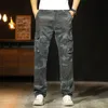 Heren broek mannelijke lading 2023 casual mannen militaire tactische camouflage multi-pocket broeksers's bert22