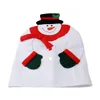 Рождественские украшения украшения для домашней красной шляпы крышки стула на Navidad Santa Claus Party Merry Ornament