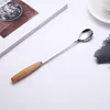 Dijksets Handel draagbare eetstokjes lunchgerei Coffee Spoon Kitchen Toolgerei Serveervork bestek Set Flatware