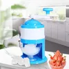 Bakning Mögel Ice Crusher Portable Stainless Steel Hand Crank Snow Cone Maker Shredding Machine Shaver For Kitchen Tool