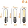 Mini ampoule LED E12 E14, variable 1W 2W 4W, Filament de lumière pour réfrigérateur, lampe COB 110V 220V pour lustre, remplacement des lampes halogènes 30W