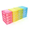 Storage Boxes WBBOOMING Mini Desktop Drawer Sundries Case Small Objects Makeup Box Home Decoration Accessories Keys Bins