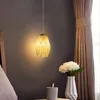 Pendant Lamps Ripple Lampshade Lights Modern Ceiling Chandelier Lamp For Home Dining Room Living Bedroom Hang Restaurant Decor