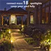 Pcs LED Voie Lumières Basse Tension Durable Extensible Jardin Paysage Éclairage Lampe Extérieure Patio Cour UE US Plug