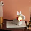 Table Lamps Nordic Creative Puppy Lamp Cartoon Personality Design Luminaires For Living Room Bedroom Children's Decor Led Lights