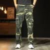 Heren broek mannelijke lading 2023 casual mannen militaire tactische camouflage multi-pocket broeksers's bert22