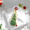 Серьги Серьги набор рождественские украшения дамы асимметричные дерево