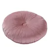 Pillow European Style Sofa Throw Luxury Velvet Pleated Fabric Handmade Round Wheel Pumpkin Seat For Home Chair Bed