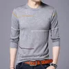 Men's Sweaters Cashmere Sweater Autumn Casual Striped Knit Pullover Men Slim O-Neck Plus Size Wool 4XLMen's