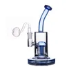 Cheapest Glass Vortex Bongs Arm Tree Cages Percolator Pipe Hookahs Dab Oil Rigs Mobius Matrix Wate Bongs with Male Oil Burner Pipe dhl free