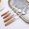 Dijksets Handel draagbare eetstokjes lunchgerei Coffee Spoon Kitchen Toolgerei Serveervork bestek Set Flatware